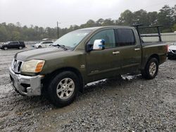 Salvage cars for sale at Ellenwood, GA auction: 2004 Nissan Titan XE