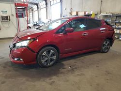 Nissan salvage cars for sale: 2019 Nissan Leaf S Plus