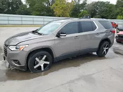 Chevrolet salvage cars for sale: 2018 Chevrolet Traverse LT