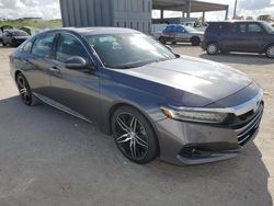 Salvage cars for sale at West Palm Beach, FL auction: 2021 Honda Accord Touring