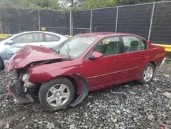 Chevrolet Vehiculos salvage en venta: 2006 Chevrolet Malibu LT