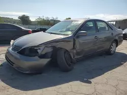 Toyota salvage cars for sale: 2002 Toyota Camry LE