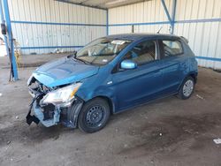 Salvage cars for sale at Colorado Springs, CO auction: 2021 Mitsubishi Mirage ES