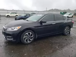 Salvage cars for sale at Fredericksburg, VA auction: 2016 Honda Accord EX