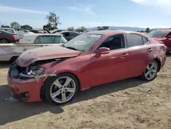 Salvage cars for sale at San Martin, CA auction: 2011 Lexus IS 250