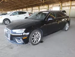 Salvage cars for sale at Phoenix, AZ auction: 2019 Audi A4 Premium