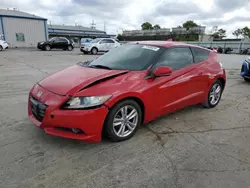 Salvage cars for sale at Tulsa, OK auction: 2011 Honda CR-Z EX