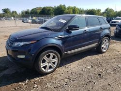 Land Rover salvage cars for sale: 2013 Land Rover Range Rover Evoque Pure Plus