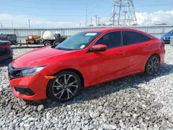 Flood-damaged cars for sale at auction: 2021 Honda Civic Sport