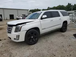 Salvage cars for sale at Grenada, MS auction: 2018 Cadillac Escalade ESV Platinum