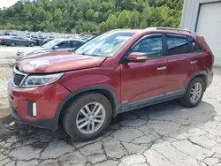 Salvage cars for sale at Hurricane, WV auction: 2014 KIA Sorento LX