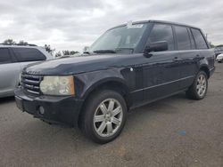 Land Rover salvage cars for sale: 2007 Land Rover Range Rover HSE