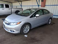 Honda salvage cars for sale: 2012 Honda Civic EXL