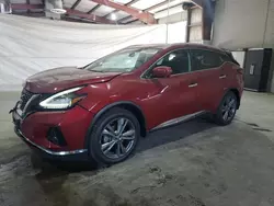 Salvage cars for sale at North Billerica, MA auction: 2020 Nissan Murano Platinum