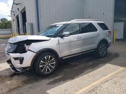 Salvage cars for sale at Rogersville, MO auction: 2018 Ford Explorer Platinum