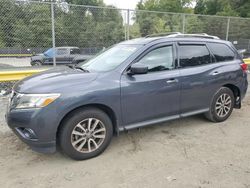 Salvage cars for sale at Waldorf, MD auction: 2014 Nissan Pathfinder S