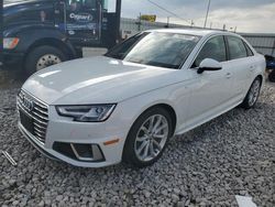 Salvage cars for sale from Copart Cahokia Heights, IL: 2019 Audi A4 Premium Plus