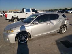 Salvage cars for sale at Grand Prairie, TX auction: 2011 Lexus CT 200