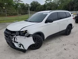 Salvage cars for sale at Fort Pierce, FL auction: 2020 Mitsubishi Outlander SE