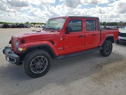 Salvage cars for sale at San Antonio, TX auction: 2021 Jeep Gladiator Overland