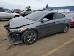 Vehiculos salvage en venta de Copart Woodhaven, MI: 2018 Hyundai Elantra SEL