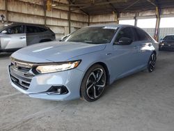 Salvage cars for sale at Phoenix, AZ auction: 2022 Honda Accord Hybrid Sport