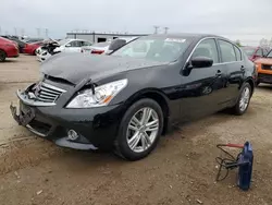 Salvage cars for sale at Elgin, IL auction: 2013 Infiniti G37