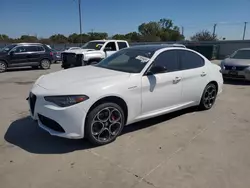 Salvage cars for sale at Wilmer, TX auction: 2023 Alfa Romeo Giulia TI