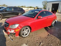 Salvage cars for sale at Kansas City, KS auction: 2013 Mercedes-Benz C 350 4matic