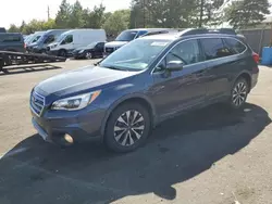 Salvage cars for sale from Copart Denver, CO: 2015 Subaru Outback 2.5I Limited