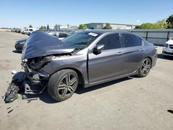 Salvage cars for sale at Bakersfield, CA auction: 2017 Honda Accord Sport