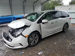 Honda salvage cars for sale: 2021 Honda Odyssey Touring