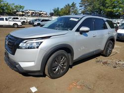 Salvage cars for sale at New Britain, CT auction: 2022 Nissan Pathfinder SV