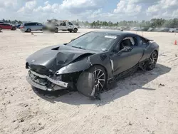 Salvage cars for sale at Houston, TX auction: 2015 BMW I8