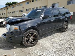 Salvage cars for sale at Opa Locka, FL auction: 2014 Ford Expedition EL Limited