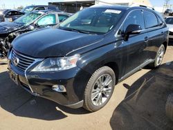 Salvage cars for sale at Brighton, CO auction: 2013 Lexus RX 450H