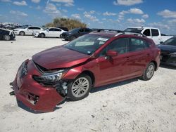 Salvage cars for sale at Taylor, TX auction: 2018 Subaru Impreza Premium