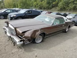 Salvage cars for sale at Marlboro, NY auction: 1973 Lincoln Continental