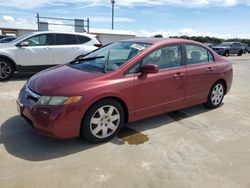 Honda salvage cars for sale: 2008 Honda Civic LX