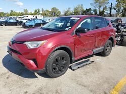 Salvage cars for sale at Bridgeton, MO auction: 2018 Toyota Rav4 LE