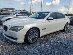 Carros salvage para piezas a la venta en subasta: 2012 BMW 740 LI