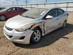 Salvage cars for sale at Elgin, IL auction: 2011 Hyundai Elantra GLS