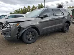 Salvage cars for sale at New Britain, CT auction: 2016 Ford Explorer Police Interceptor