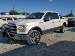 Ford f-150 Vehiculos salvage en venta: 2015 Ford F150 Supercrew