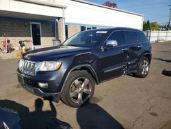 Salvage cars for sale at New Britain, CT auction: 2013 Jeep Grand Cherokee Overland