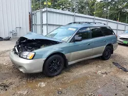 Subaru salvage cars for sale: 2002 Subaru Legacy Outback H6 3.0 LL Bean