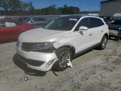 Lincoln salvage cars for sale: 2016 Lincoln MKX Select