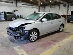 Salvage cars for sale at Marlboro, NY auction: 2017 Nissan Sentra S