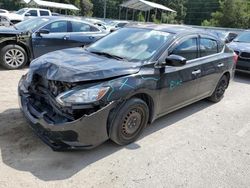 Salvage cars for sale at Savannah, GA auction: 2016 Nissan Sentra S