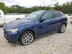 Salvage cars for sale at Houston, TX auction: 2018 Alfa Romeo Stelvio TI Sport